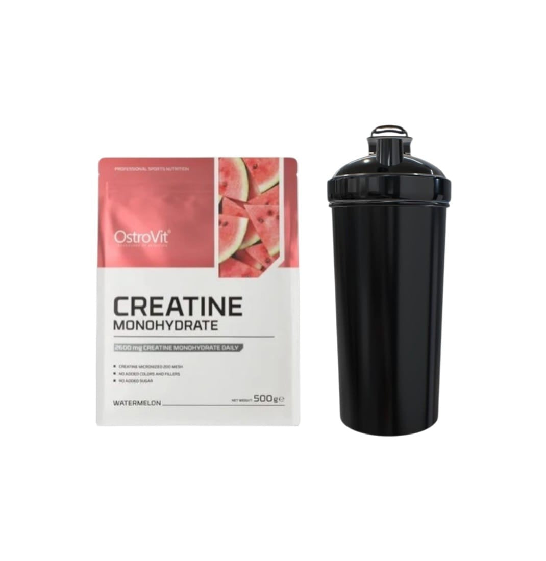 PACK CREATINA MONOHIDRATADA 500GR + SHAKER - OSTROVIT