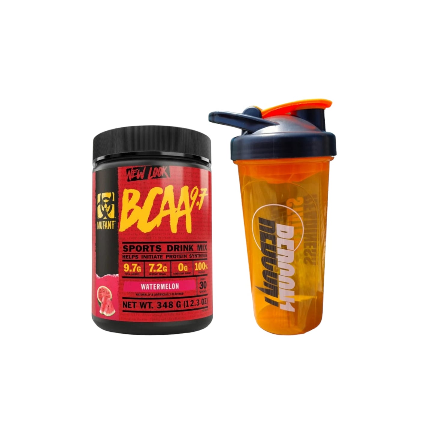 PACK BCAA 9.7 30 SERVICIOS + SHAKER - MUTANT