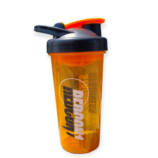 SHAKER NARANJA CON NEGRO 700ML - REDCON1