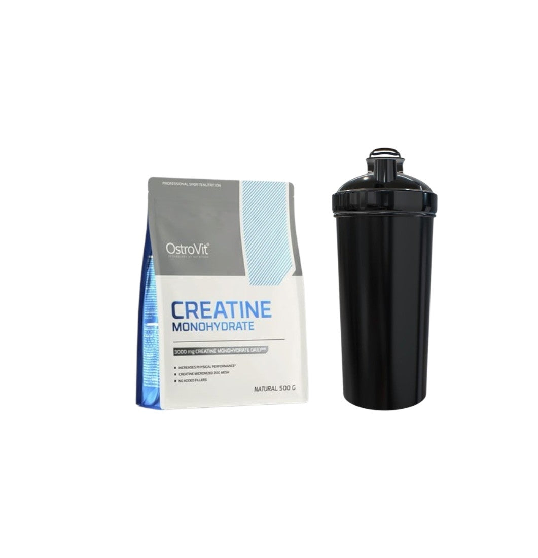 PACK CREATINA MONOHIDRATADA 500GR + SHAKER - OSTROVIT