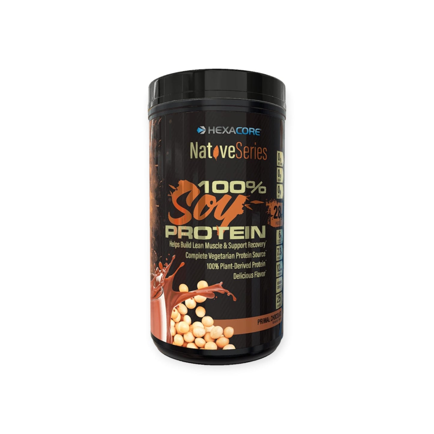PROTEINA 100% SOY PROTEIN 2LBS 25 SV - HEXACORE
