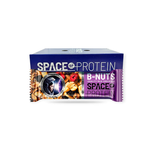 BOX 30 BARRAS B-NUTS 40GR - SPACE PROTEIN