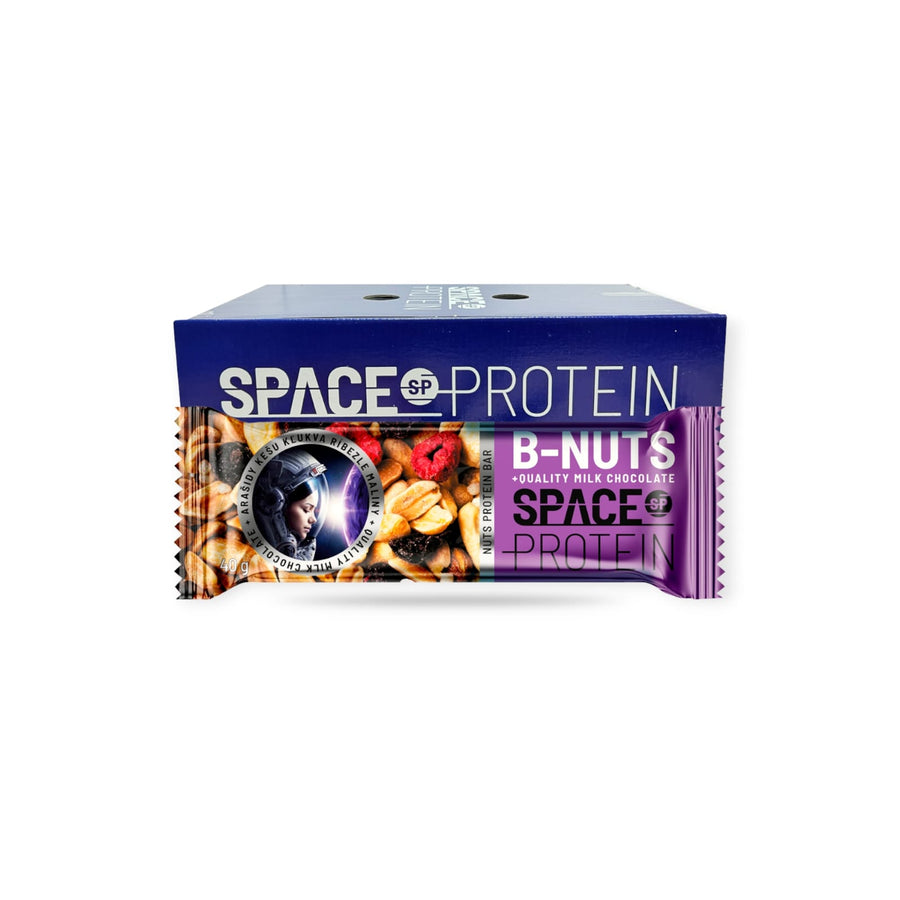BOX 30 BARRAS B-NUTS 40 G – SPACE PROTEIN – Space Protein