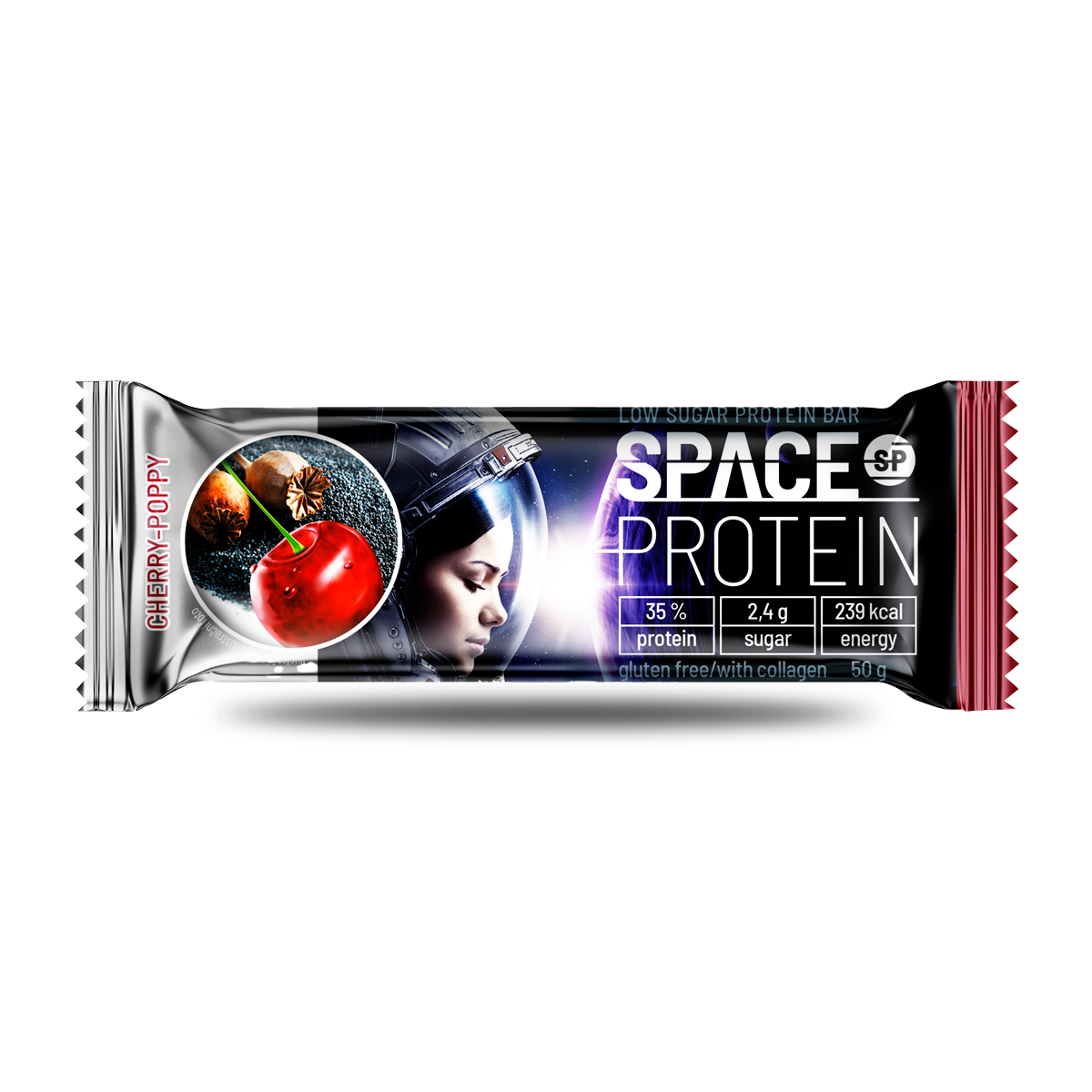 BOX DE 24 BARRAS DE PROTEINA 50G - SPACE PROTEIN