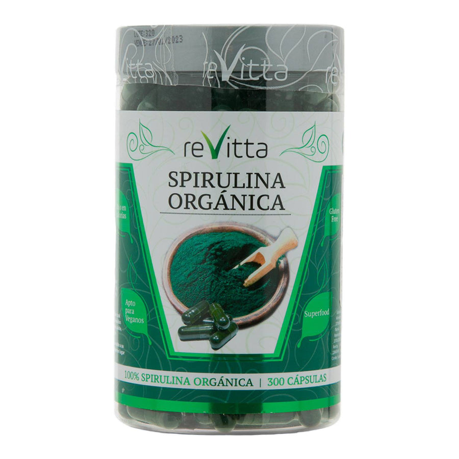 Spirulina Organica 300 Capsulas - Revitta