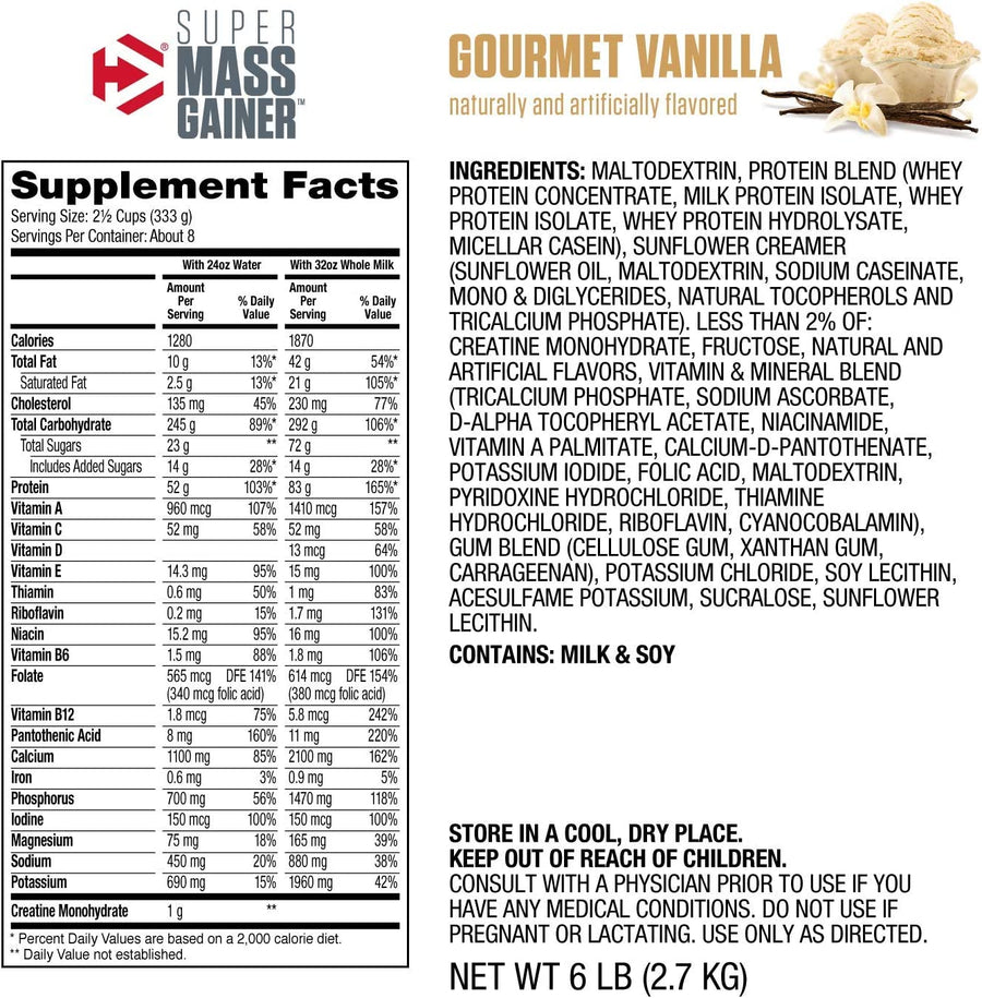 SUPER MASS GAINER 6 LBS - DYMATIZE