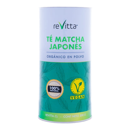 TÉ MATCHA JAPONÉS 200 G 100 SERVICIOS – REVITTA – Revitta
