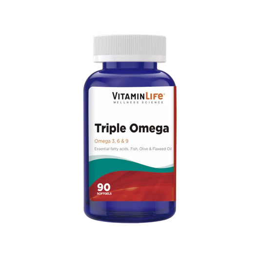 TRIPLE OMEGA 90 CAPSULAS - VITAMIN LIFE