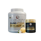 Pack Proteína Whey blend 2 kg + creatina Energy 300 g sin sabor – Strongest