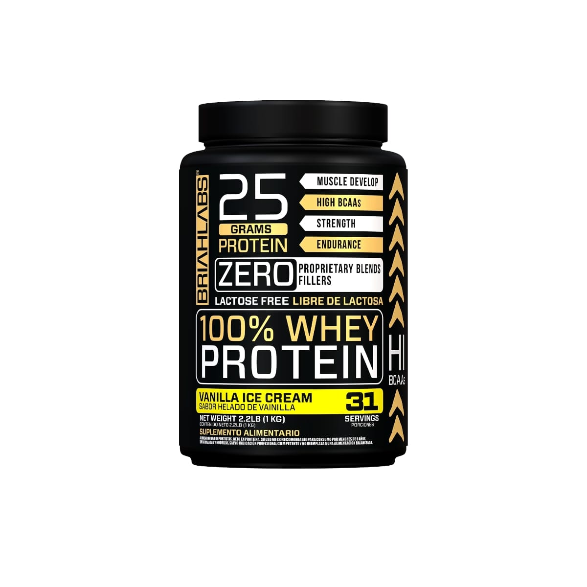 PROTEINA 100% WHEY 1 KILO - BRIAHLABS