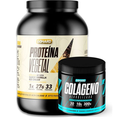 Pack Proteína vegetal + colágeno hidrolizado – Gohard