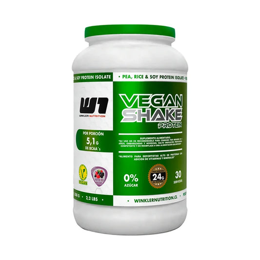 Proteína Vegan Shake 1 kg, 30 servicios – Winkler Nutrition
