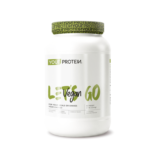 PROTEINA LET'S GO VEGAN SIN SABOR 2.7LB (1,24KG) - YOUR PROTEIN