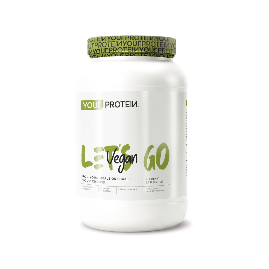 PROTEINA LET'S GO VEGAN SIN SABOR 2.7LB (1,24KG) - YOUR PROTEIN