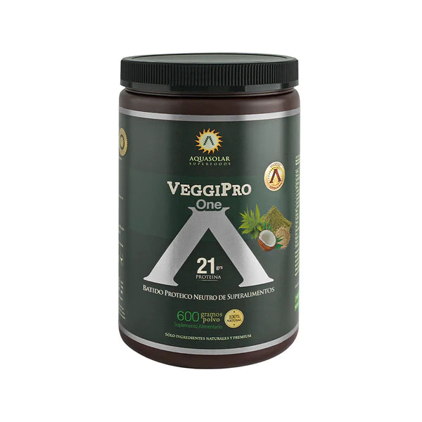 Veggipro Neutro 21gr Proteina 600gr - Aquasolar
