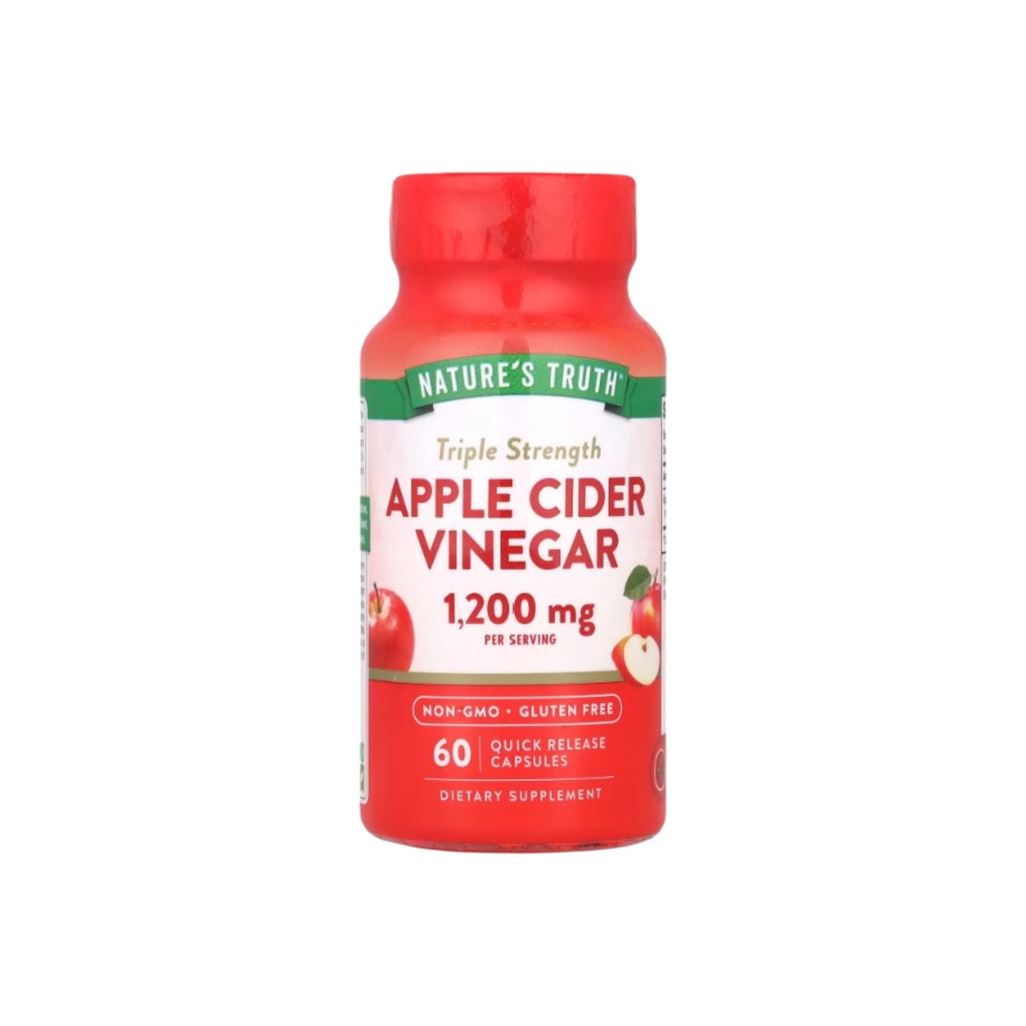 VINAGRE DE MANZANA 1200MG EN CAPSULAS - NATURE'S TRUTH