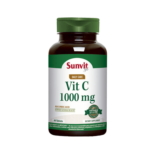 VITAMINA C 1000MG 60 TABLETAS - SUNVIT