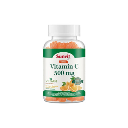 VITAMINA C 500MG 60 GOMITAS VEGANAS NARANJA -SUNVIT