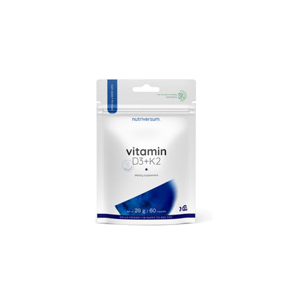 VITAMINA D3 + K2 60 CAPSULAS - NUTRIVERSUM