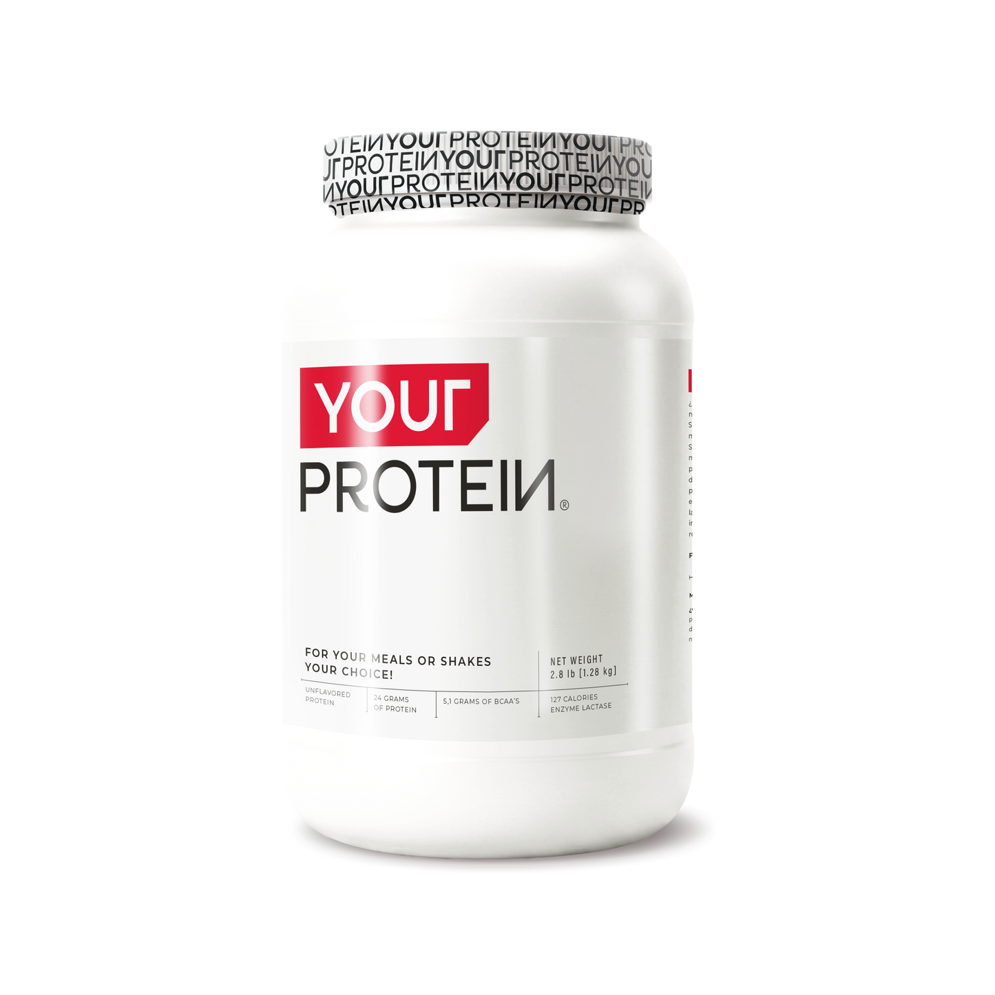 PROTEINA WHEY SIN SABOR - YOUR PROTEIN