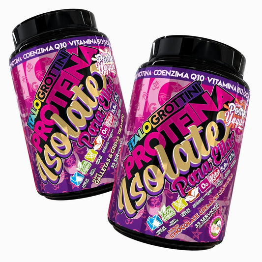 Proteina Isolate Para Ellas - 33 Servicios - 1.2 Kilogramos