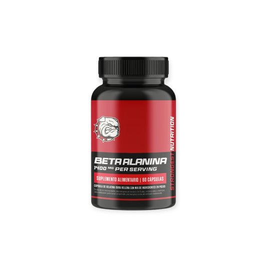 BETA ALANINA 1400MG 60 CAPSULAS - STRONGEST