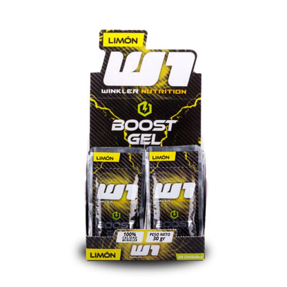 GEL BOOST ENERGIZANTE 24 UNIDADES – WINKLER NUTRITION – Winkler Nutrition