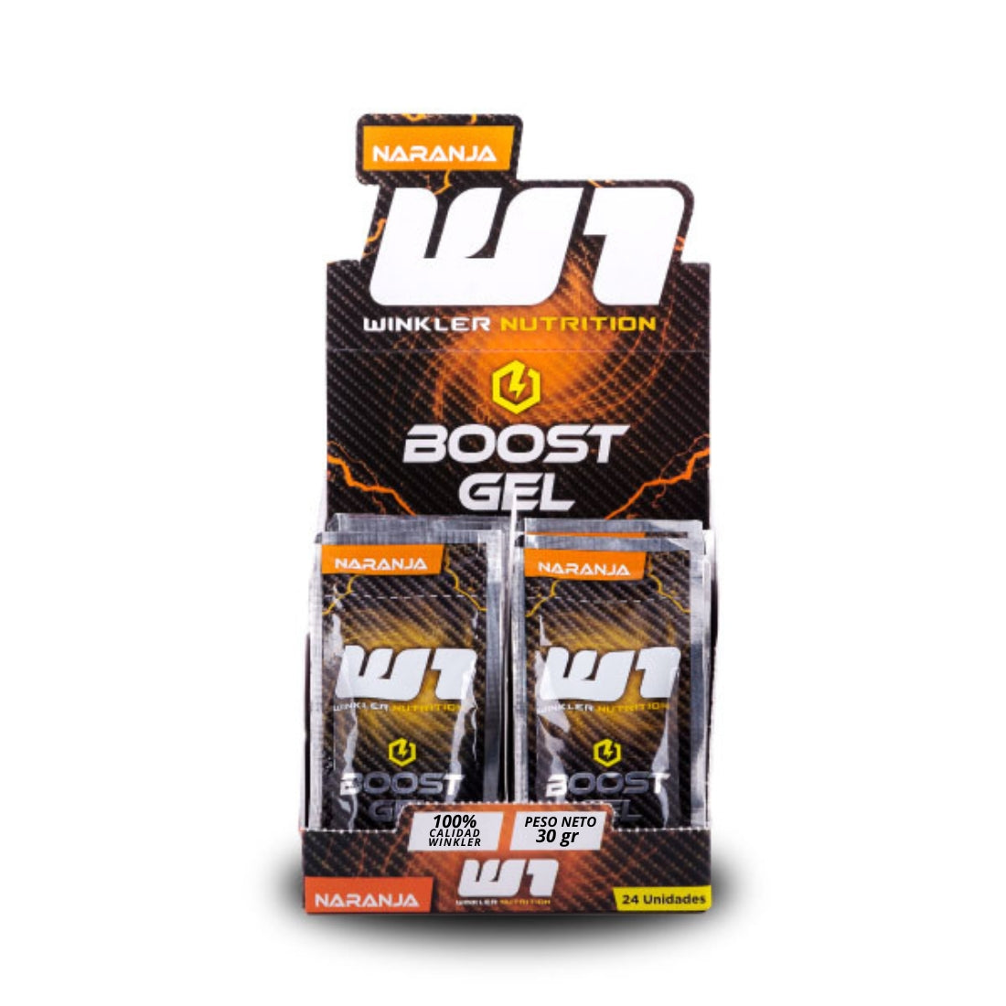 GEL BOOST ENERGIZANTE 24 UNIDADES - WINKLER NUTRITION