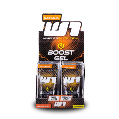 GEL BOOST ENERGIZANTE 24 UNIDADES – WINKLER NUTRITION – imagen de producto 2