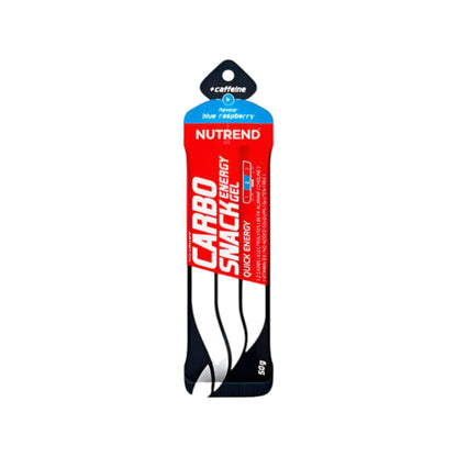 CARBO SNACK ENERGY GEL + CAFEÍNA 18 UNIDADES SACHET – NUTREND – imagen de producto 4