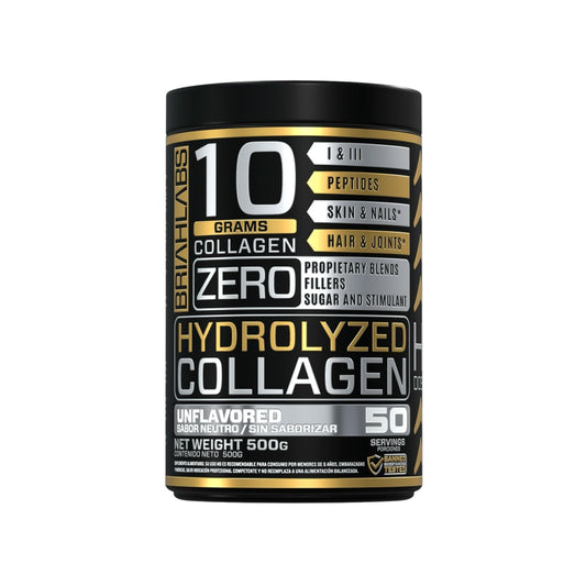 COLAGENO HIDROLIZADO 500G 50SV SIN SABOR - BRIAHLABS