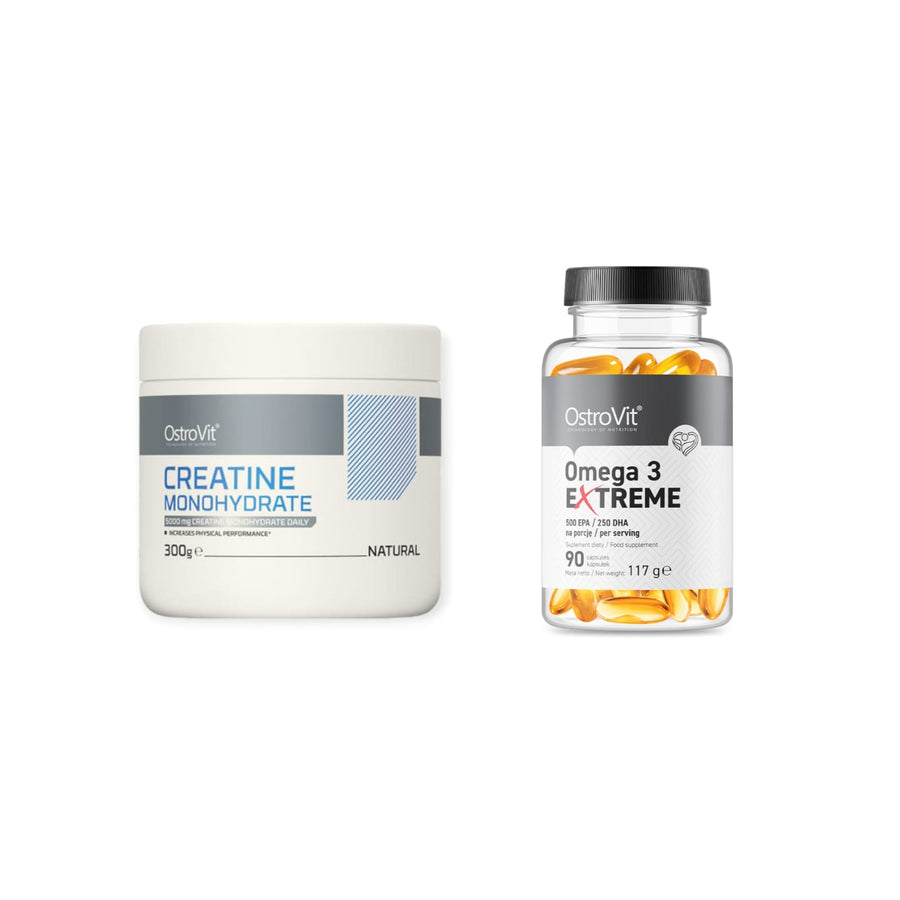PACK CREATINA MONOHIDRATADA 300GR + OMEGA 3 EXTREME - OSTROVIT