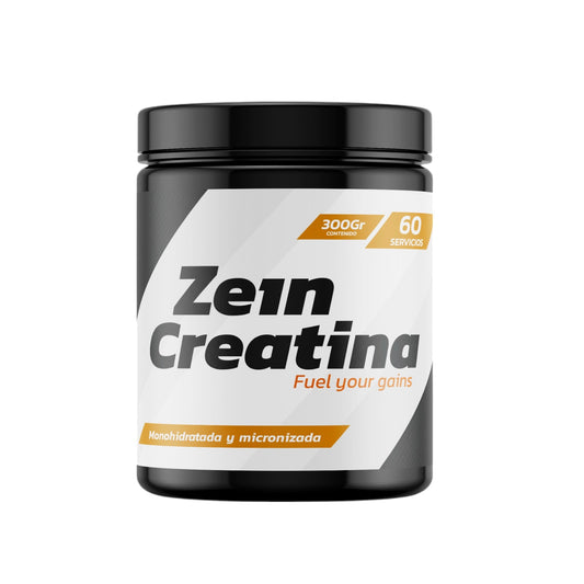 CREATINA MONOHIDRATADA Y MICRONIZADA SIN SABOR 300GR - ZEIN