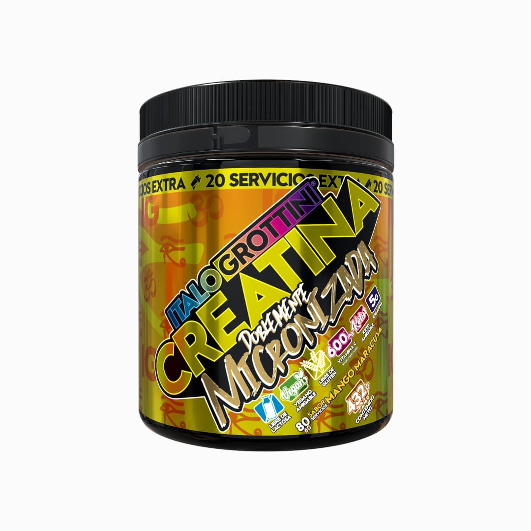 PROTEINA WHEY DELICIOSA 5.2 LIBRAS + CREATINA 80 SERVICIOS - ITALO GROTTINI