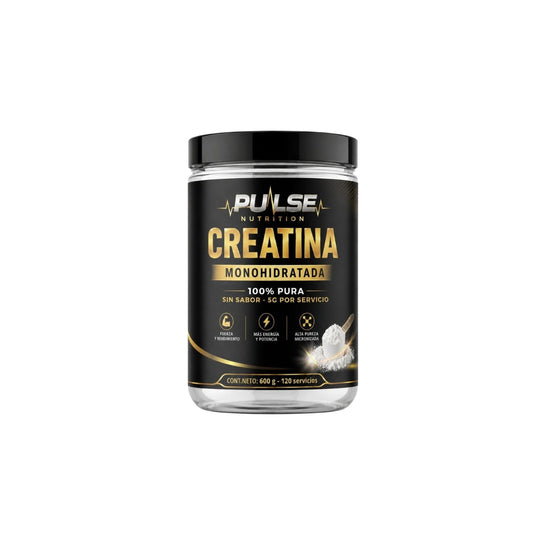 CREATINA MONOHIDRATADA 600GR SIN SABOR - PULSE NUTRITION