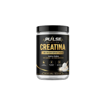 CREATINA MONOHIDRATADA SIN SABOR- PULSE NUTRITION