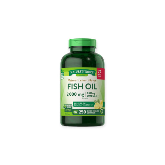 OMEGA 3 FISH OIL 2000MG 250 CAPS - NATURE'S TRUTH