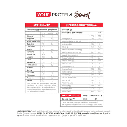 PROTEINA WHEY SWEET - YOUR PROTEIN