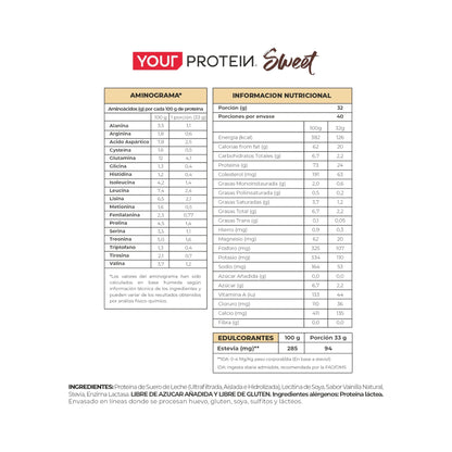 PROTEINA WHEY SWEET - YOUR PROTEIN
