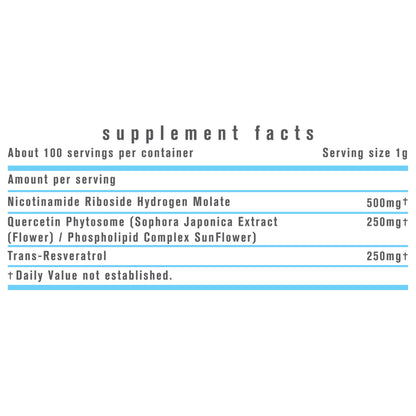 NAD+ Y RESVERATROL 100 SERVICIOS - ALPHA MEDICA