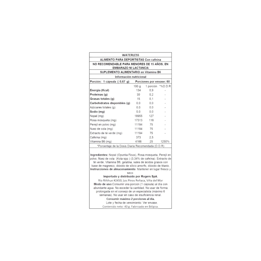 DIURETICO SKINNY WATERLESS 60 CAPSULAS - EASY BODY