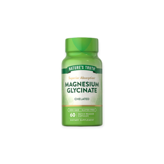 MAGNESIO GLYCINATE 200 MG 60 CAPSULAS - NATURE'S TRUTH