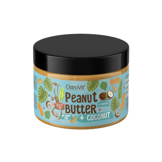 MANTEQUILLA DE MANI CON COCO 500GR -OSTROVIT