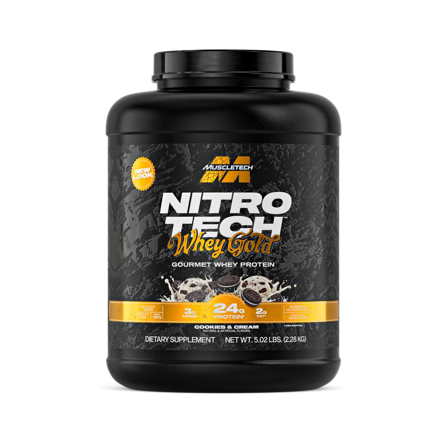 Nitro Tech 100% Whey Gold - 69 Servicios - Muscletech