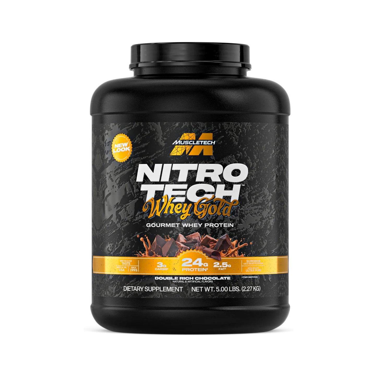 Nitro Tech 100% Whey Gold - 69 Servicios - Muscletech
