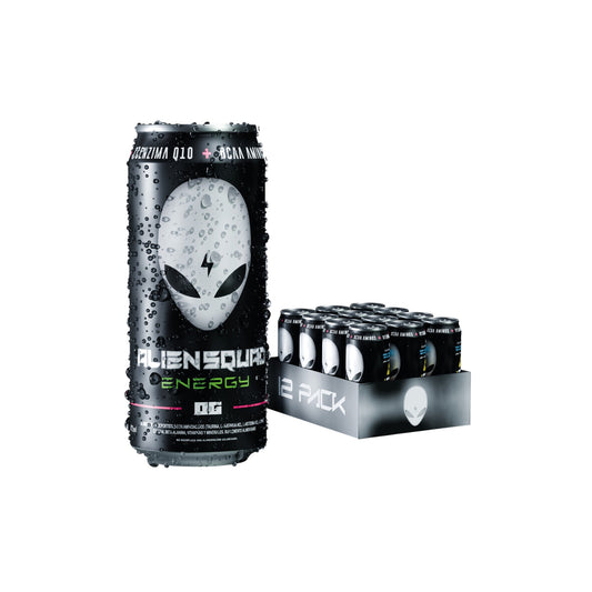 PACK X12 PRE ENTRENO LIQUIDO 473ML - ALIEN SQUAD ENERGY
