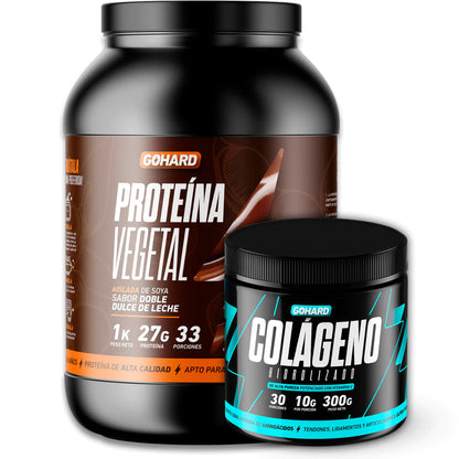 Pack Proteína vegetal + colágeno hidrolizado – Gohard