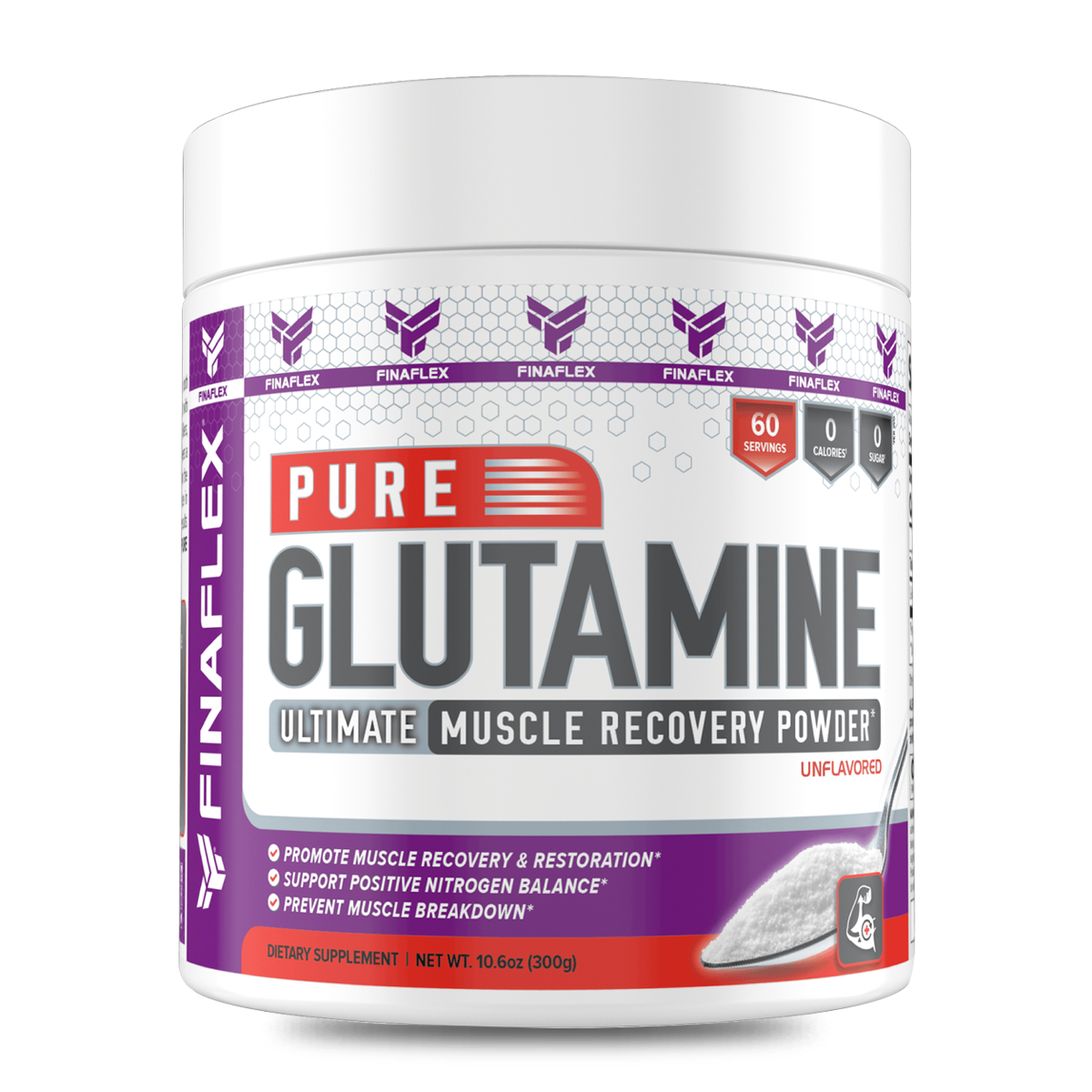 PURE GLUTAMINA 300GR 60 SERVICIOS - FINAFLEX