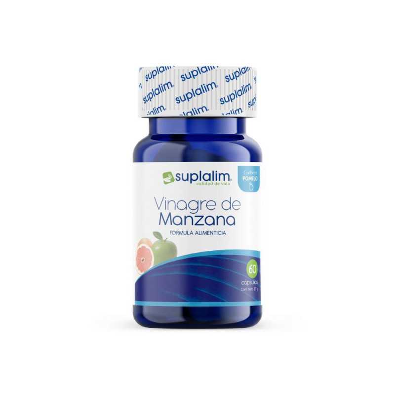 VINAGRE DE MANZANA 60 CAPSULAS - SUPLALIM