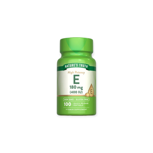 VITAMINA E 180MG 400 IU 100 SOFTGELS - NATURE'S TRUTH